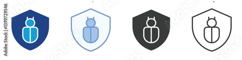 Anti Virus Icons Collection – Multiple Vector Styles Icons