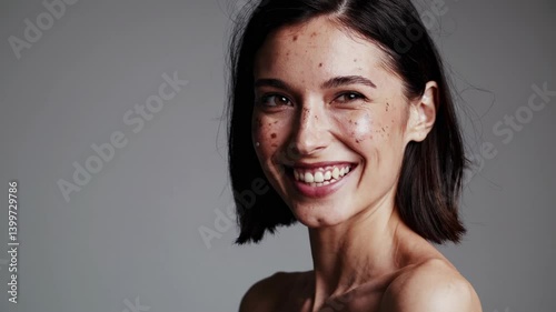 The Smiling Freckled Woman