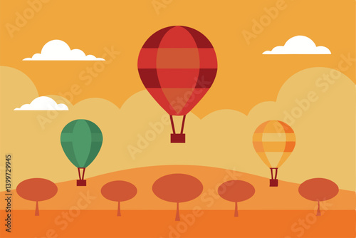 hot air balloons