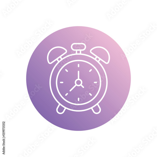 Alarm Clock icon vector stock illustration