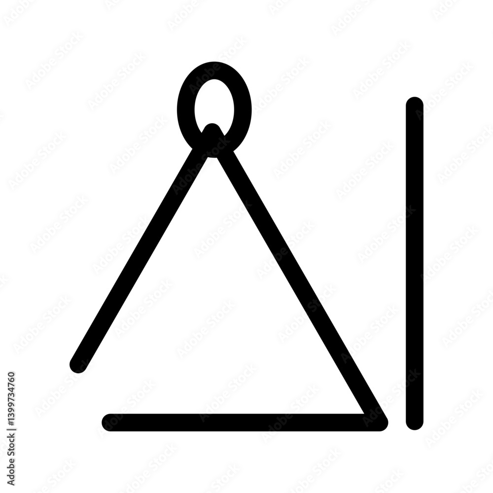 Triangle icon vector image. Suitable for mobile apps, web apps and print media. Triangle icon vector image. Suitable for mobile apps, web apps and print media.
