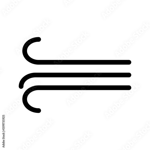 Winds icon vector image. Suitable for mobile apps, web apps and print media.