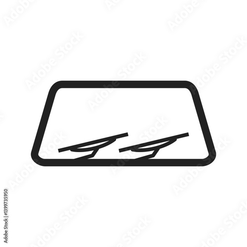 Windshield icon vector image. Suitable for mobile apps, web apps and print media.