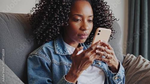 The Woman Using Her Phone
