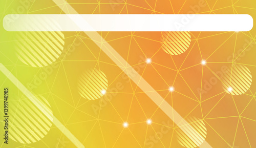 Modern pattern in triangles, line, circle, space for text style. Decorative design For interior wallpaper, smart design, fashion print. Vector illustration. Background, Smooth Gradient Texture Color.