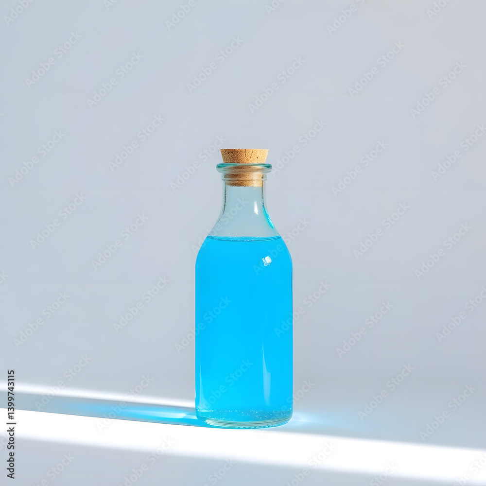 3D Blue Magic Potion Bottle for Fantasy Game 3D Blue Magic Potion Bottle for Fantasy Game