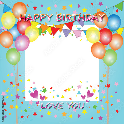 Birthday,Congratulations,Celebrate,Card, Frame, Transparent,PNG, foreground