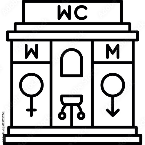 Public Toilet icon