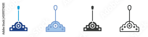 control lever Icons Collection – Multiple Vector Styles Icons