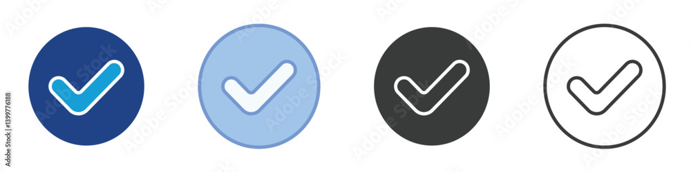 Correct Icons Collection – Multiple Vector Styles Icons