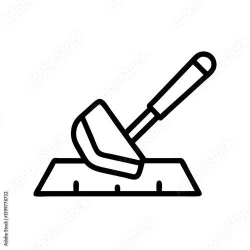 Paver tool used for laying concrete or tiles