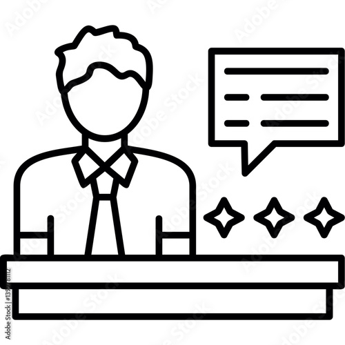 Interviewer icon