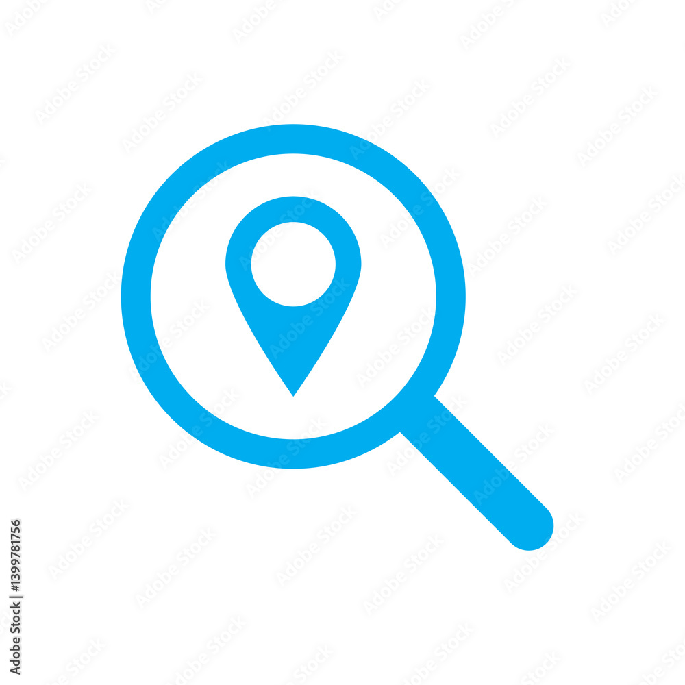 search map sign search map sign