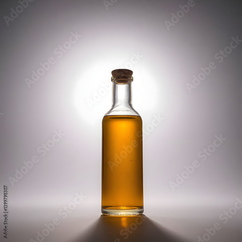 3D yellow Magic Potion Bottle for Fantasy Game