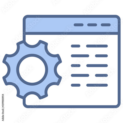 Development Blue Icon