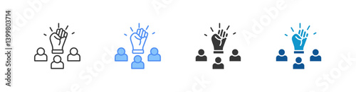 Empowerment Multistyle Icon Sheet