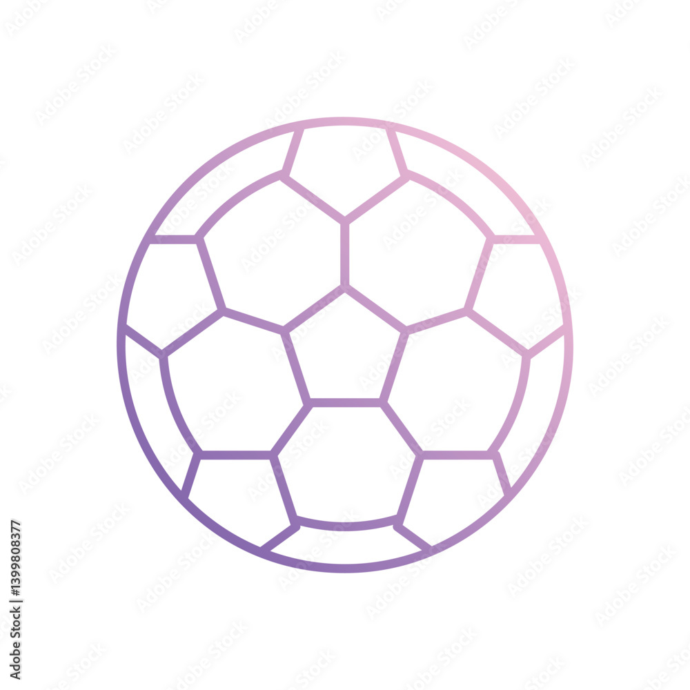 Fototapeta premium Football icon vector stock illustration