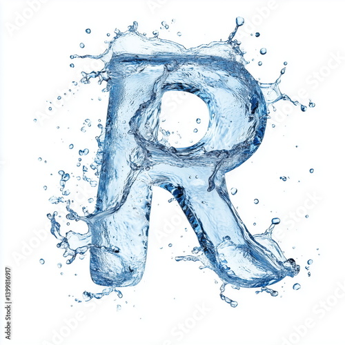 Water lettering 