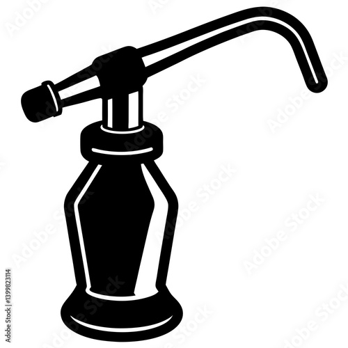 Create a Water Flosser silhouette vector 