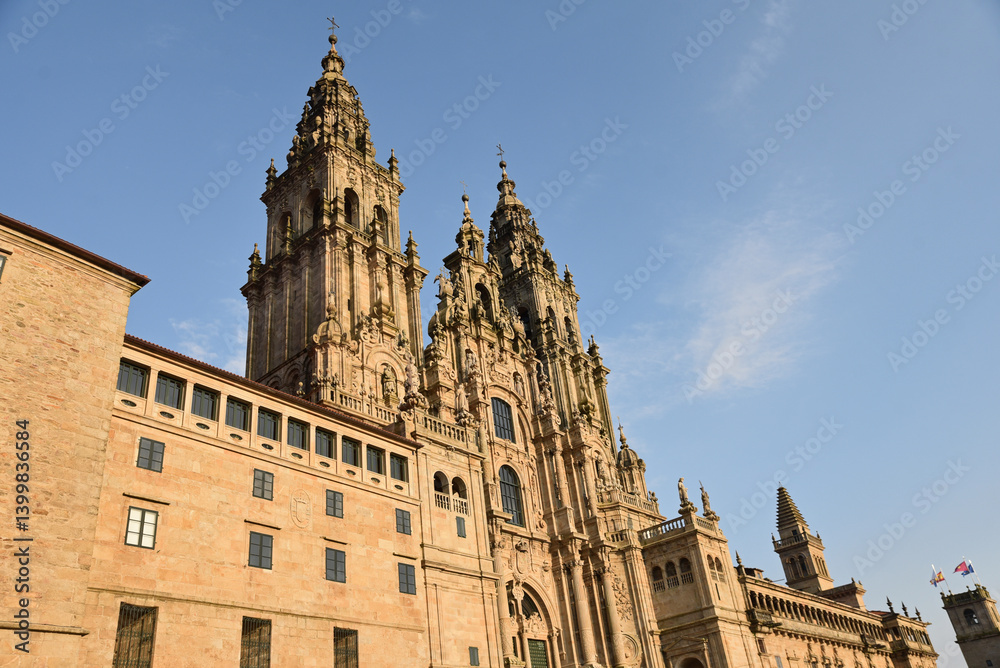 Fototapeta premium Cathédrale à Saint-Jacques de Compostelle. Espagne 