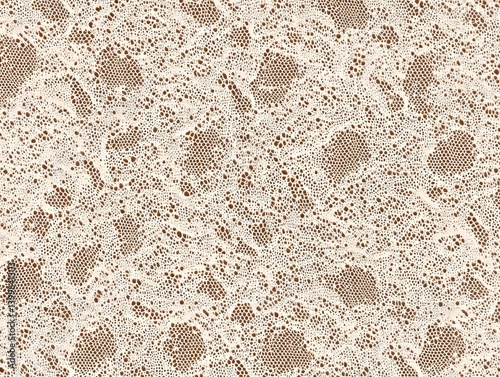 Tan and white snake print texture. Abstract snake skin pattern. Decorative backdrop