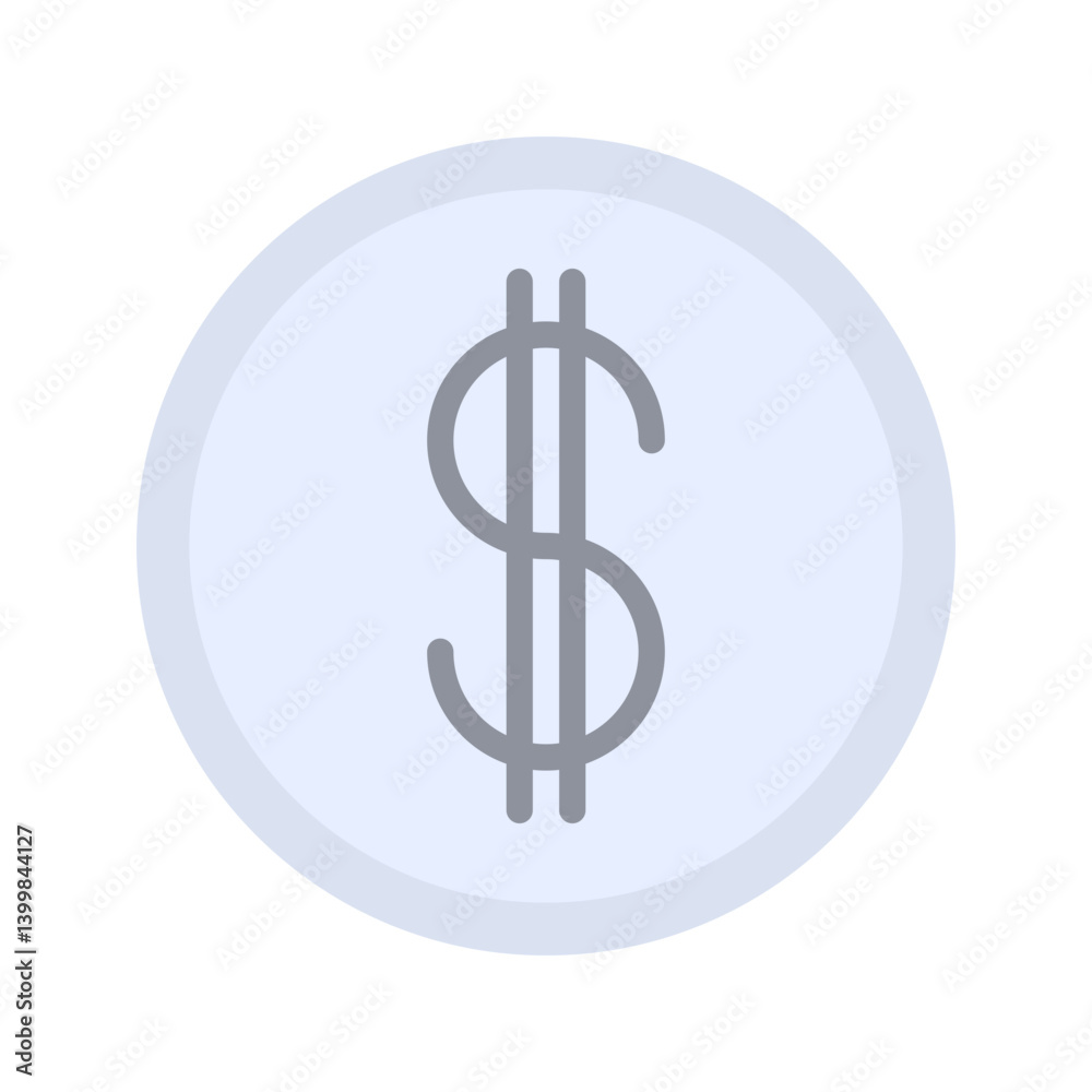 Coin icon vector image. Suitable for mobile apps, web apps and print media. Coin icon vector image. Suitable for mobile apps, web apps and print media.