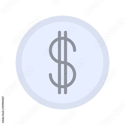 Coin icon vector image. Suitable for mobile apps, web apps and print media.