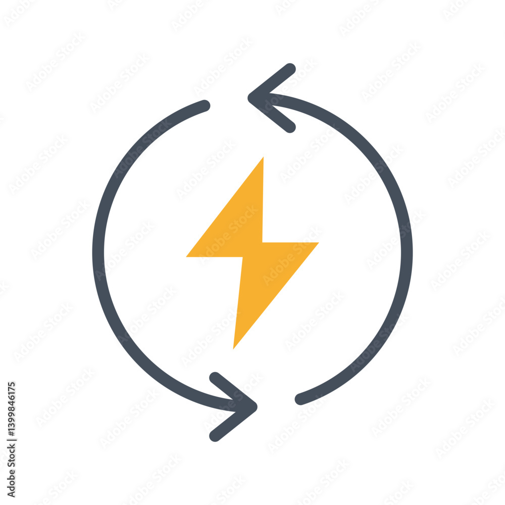 Energy icon vector image. Suitable for mobile apps, web apps and print media. Energy icon vector image. Suitable for mobile apps, web apps and print media.