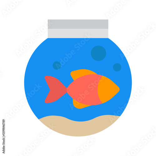 Fish icon vector image. Suitable for mobile apps, web apps and print media.
