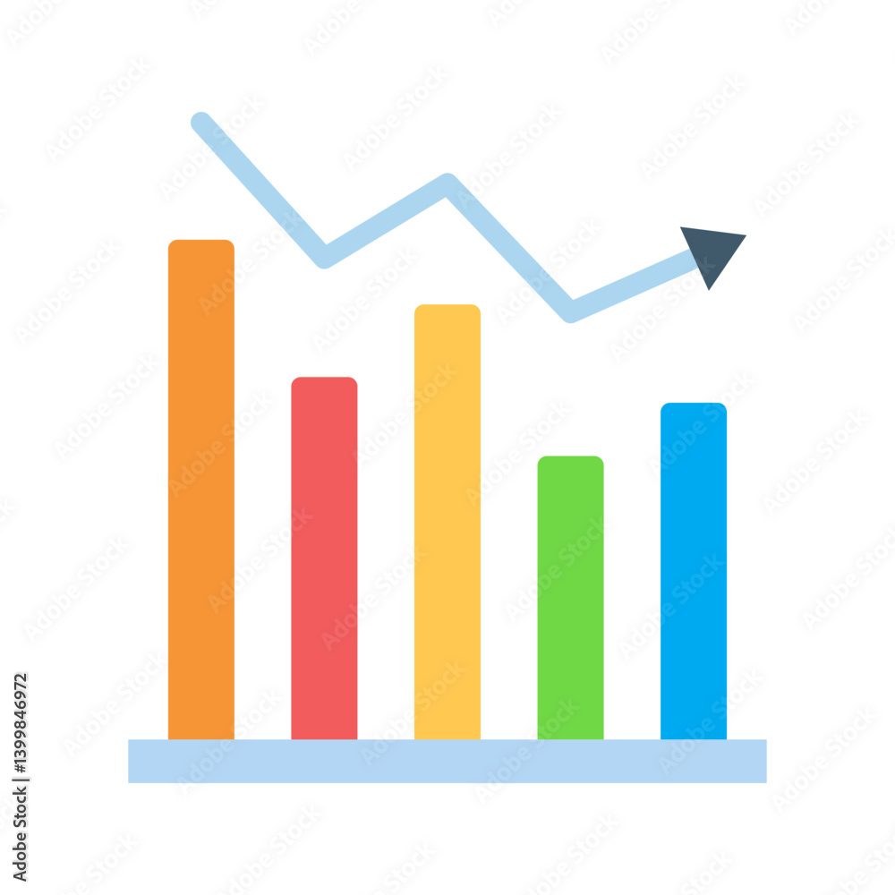 Fluctuation icon vector image. Suitable for mobile apps, web apps and print media. Fluctuation icon vector image. Suitable for mobile apps, web apps and print media.