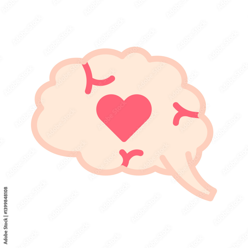 Healthy Mind icon vector image. Suitable for mobile apps, web apps and print media. Healthy Mind icon vector image. Suitable for mobile apps, web apps and print media.