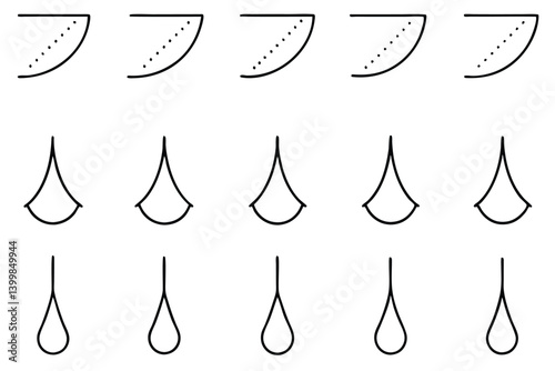 solubility curve line art visualizing solubility at different temperatures
