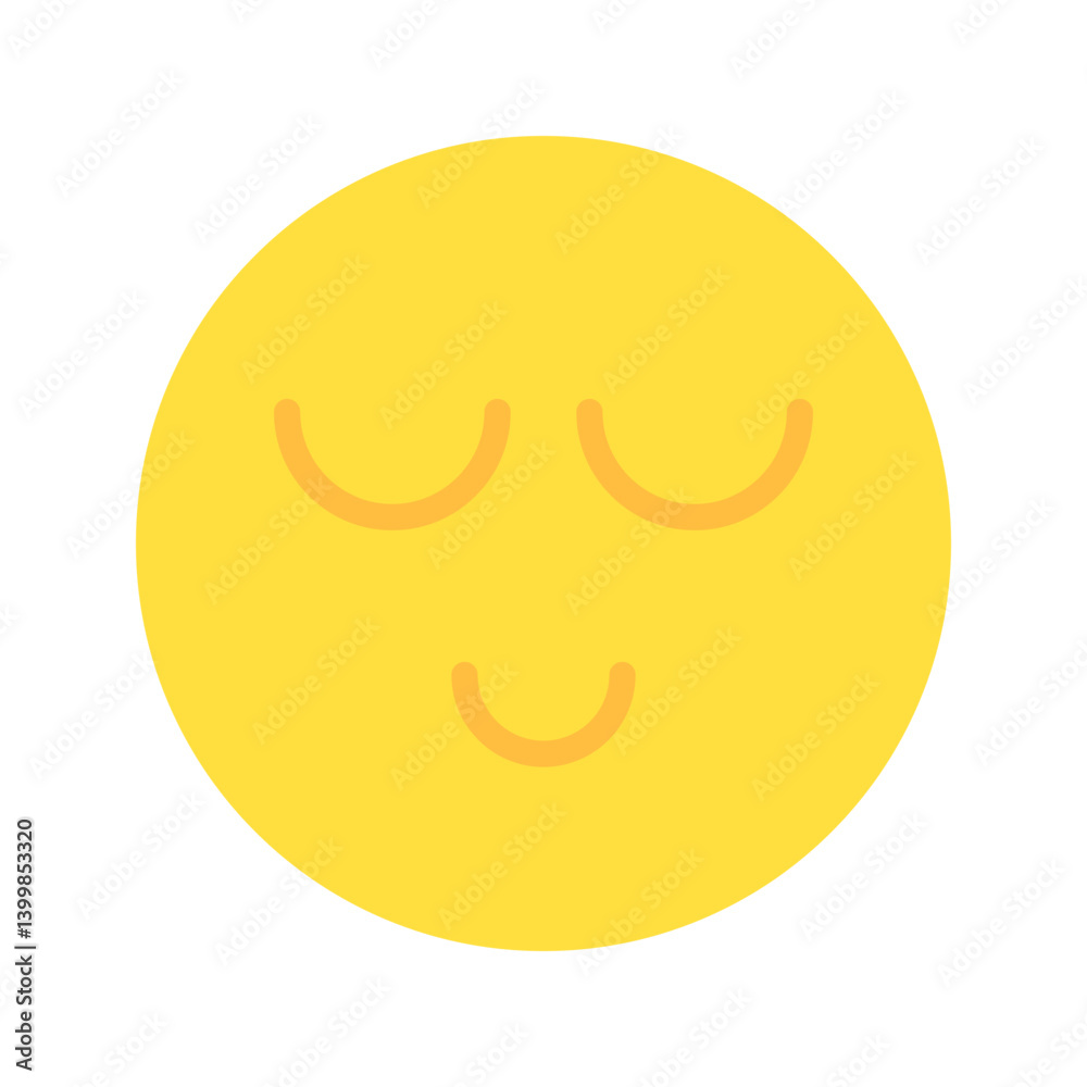 Fototapeta premium Relaxation icon vector image. Suitable for mobile apps, web apps and print media.