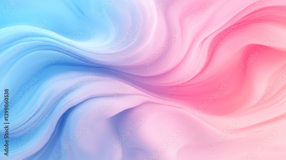 Naklejka premium A smooth pastel-toned abstract texture background with a soft and dreamy aesthetic,
