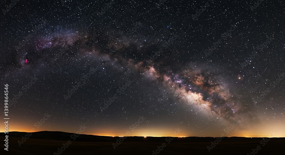 Fototapeta premium Celestial River AI Generated