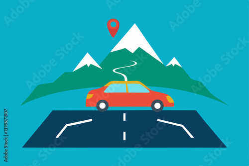 car on the road