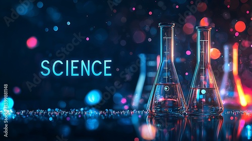 Website banner design with the word 