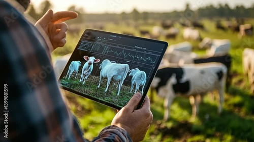 Precision Farming: A Farmer Uses Technology to Monitor His Cattle