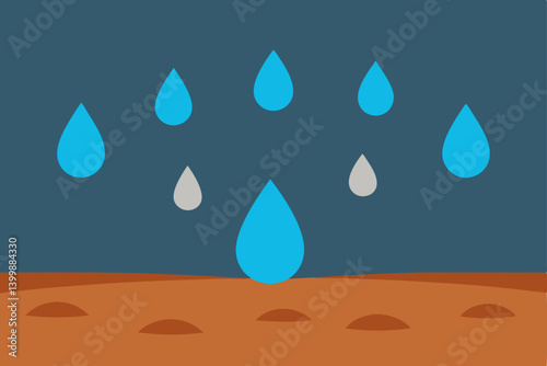 blue water drop