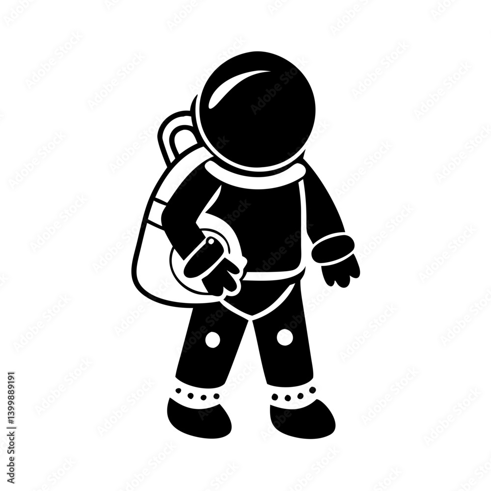 astronaut icon, astronaut silhouette vector illustration-simple silhouette illustration of astronaut, perfect for astronaut logos and icons astronaut icon, astronaut silhouette vector illustration-simple silhouette illustration of astronaut, perfect for astronaut logos and icons
