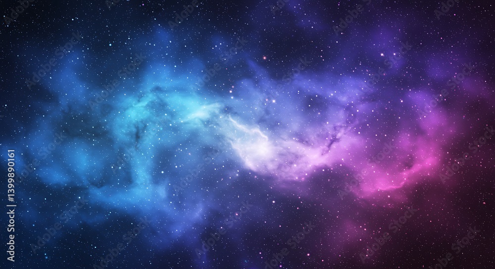 Fototapeta premium Cosmic Tapestry AI Generated