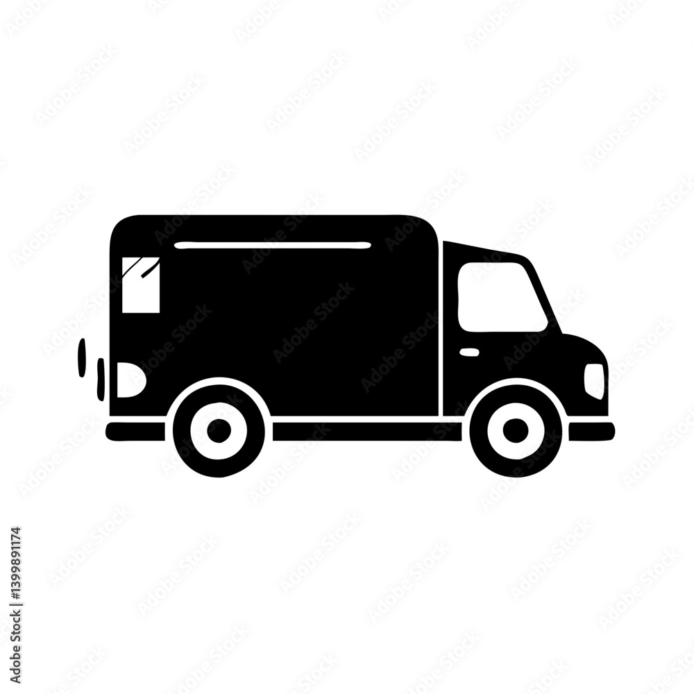 delivery truck icon, delivery truck silhouette vector illustration-simple silhouette illustration of delivery truck, perfect for delivery truck logos and icons delivery truck icon, delivery truck silhouette vector illustration-simple silhouette illustration of delivery truck, perfect for delivery truck logos and icons
