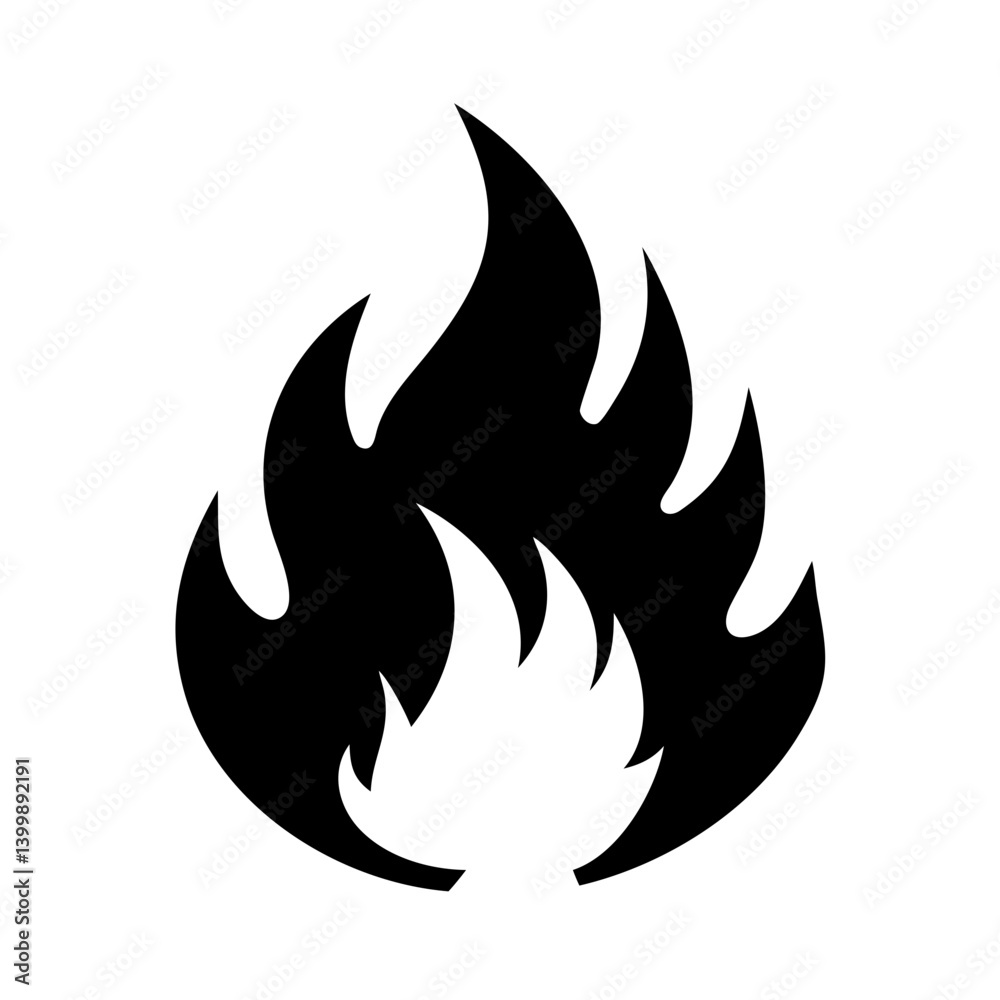 fire icon, fire silhouette vector illustration-simple silhouette illustration of fire, perfect for fire logos and icons fire icon, fire silhouette vector illustration-simple silhouette illustration of fire, perfect for fire logos and icons