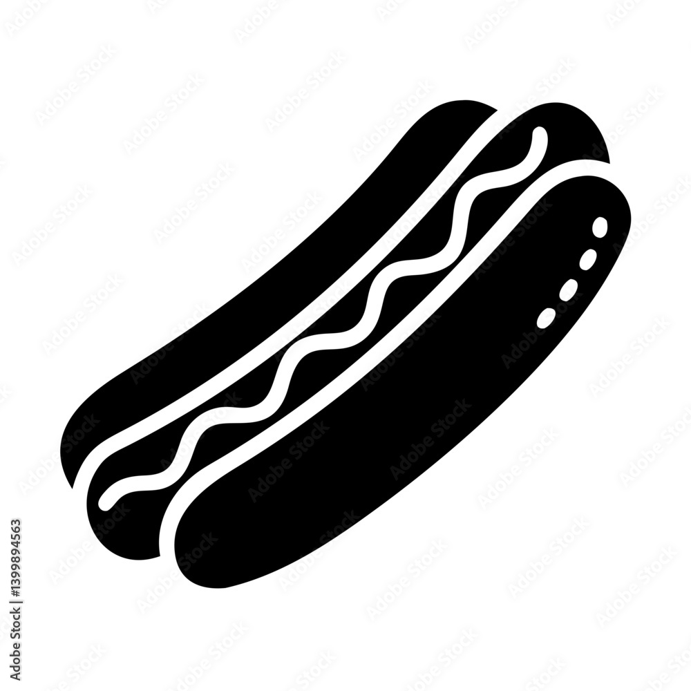 hot dog icon, hot dog silhouette vector illustration-simple silhouette illustration of hot dog, perfect for hot dog logos and icons hot dog icon, hot dog silhouette vector illustration-simple silhouette illustration of hot dog, perfect for hot dog logos and icons