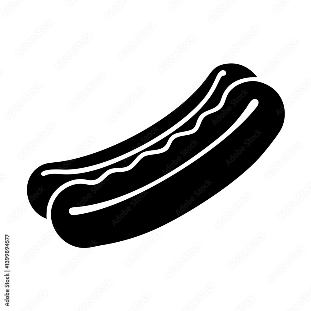 hot dog icon, hot dog silhouette vector illustration-simple silhouette illustration of hot dog, perfect for hot dog logos and icons hot dog icon, hot dog silhouette vector illustration-simple silhouette illustration of hot dog, perfect for hot dog logos and icons