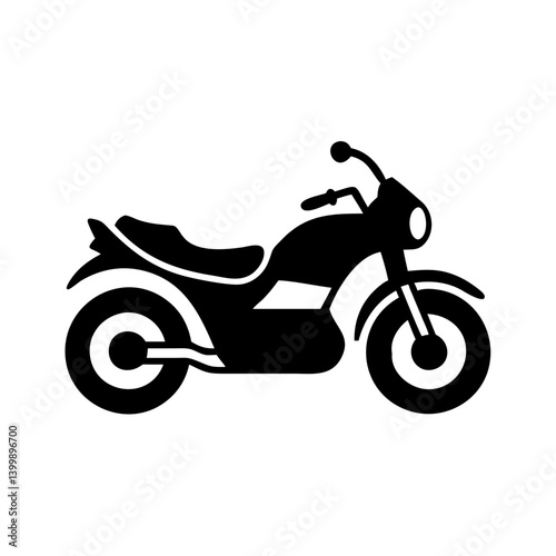 motorcycle icon, motorcycle silhouette vector illustration-simple silhouette illustration of motorcycle, perfect for motorcycle logos and icons