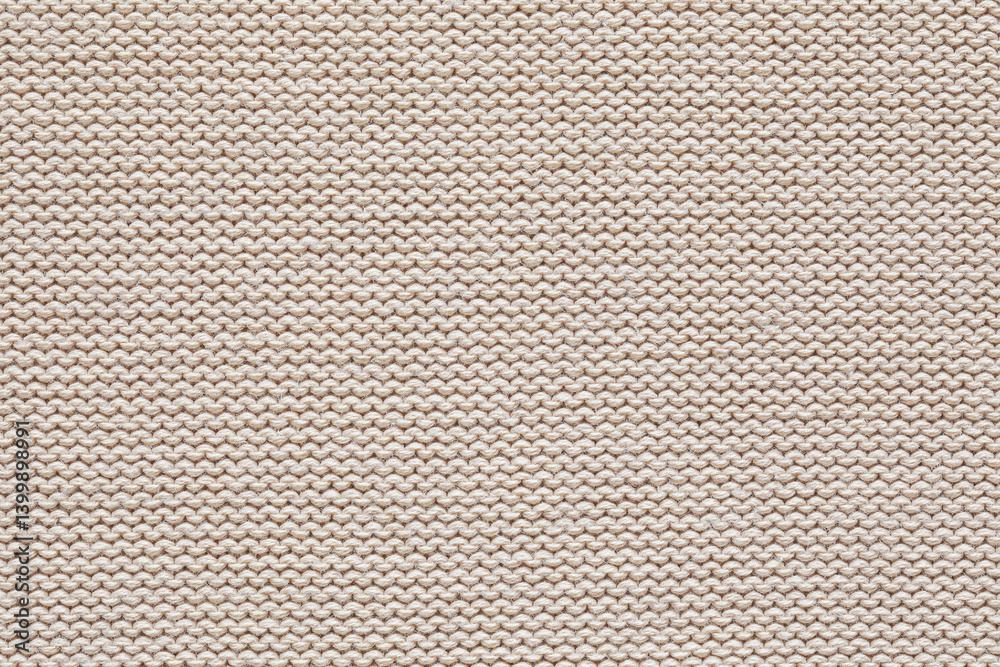 Neutral knitted cotton fabric with intricate texture ideal for overlay designs. Neutral knitted cotton fabric with intricate texture ideal for overlay designs.
