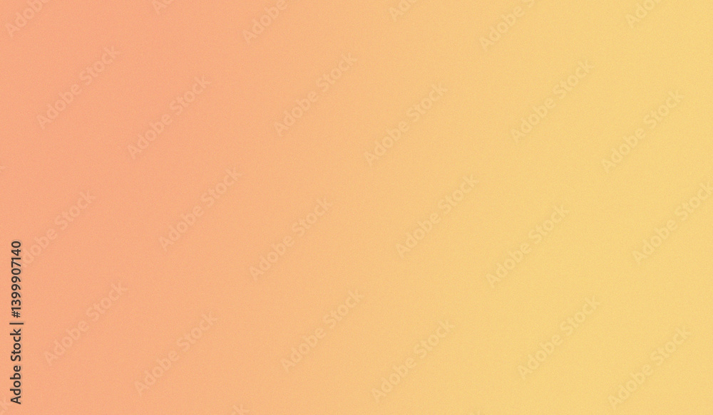 Orange yellow background with noise and grain, digital presentation wallpaper. Color gradient.