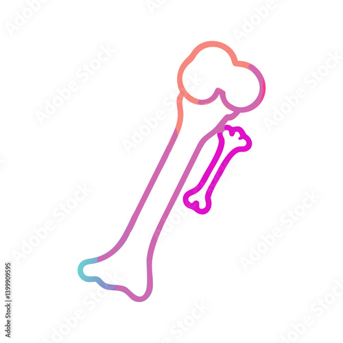 Femur Bone Anatomy Icon