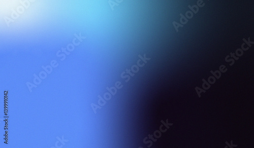Obraz na płótnie Deep blue background with noise and grain, digital presentation wallpaper. Color gradient. w salonie